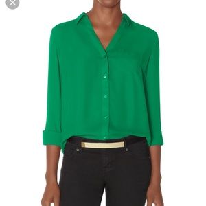 Ashton blouse in green